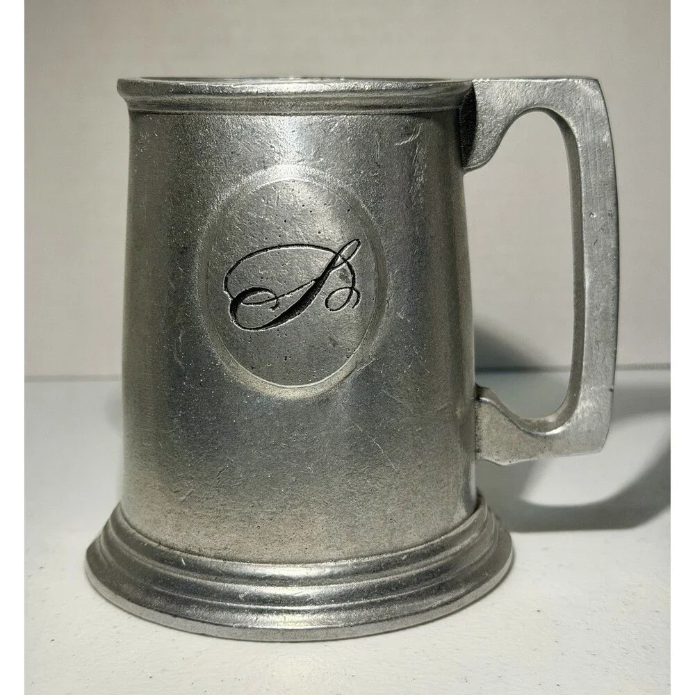 Wilton Company Pewter Mug Engraved 